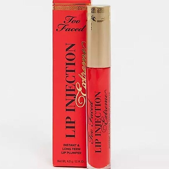 🌸HP 🌸Too Faced Lip Injection Extreme in Strawberry Kiss! - Picture 2 of 11